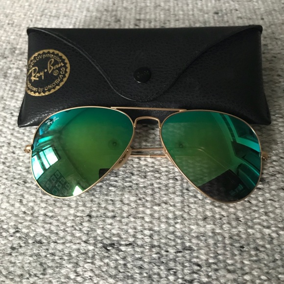 Ray Ban Aviator Mirrored Sunglasses - Picture 4 of 4